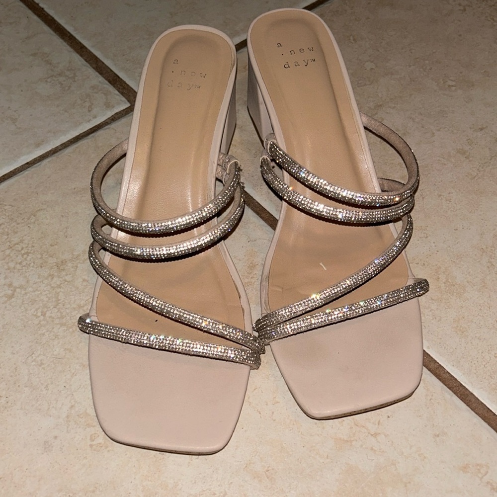 A New Day Rhinestone Heels